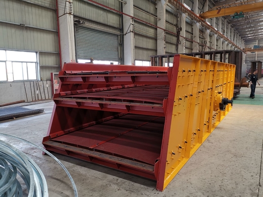 Песок гравия разделителя вибрируя экрана 120mm компосита круговой роторный Soild