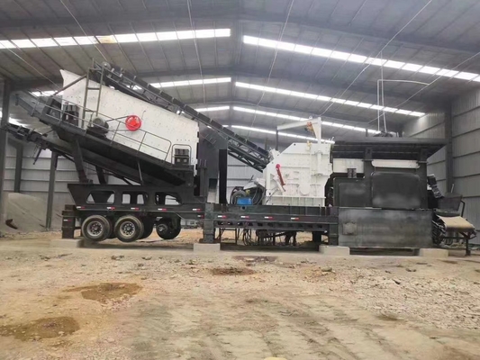 мобильный экран завода каменной дробилки машины 150 TPH 190 TPH дробилки 174.7Kw мобильный