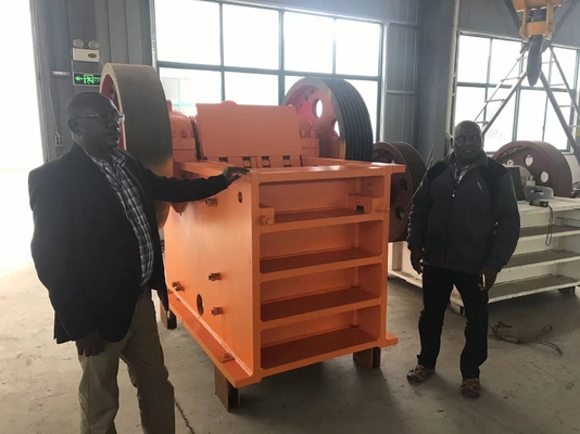 утес трудного гранита 55Kw небольшой задавливая белое машины PE500*750 желтое
