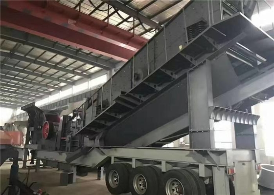 Машина конструкции дробилки завода PEW1100 300Kw портативная задавливая в минировании и карьере