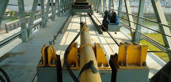 ленточный транспортер 250kW переноса угольной шахты 380V склонил стенку резиновую