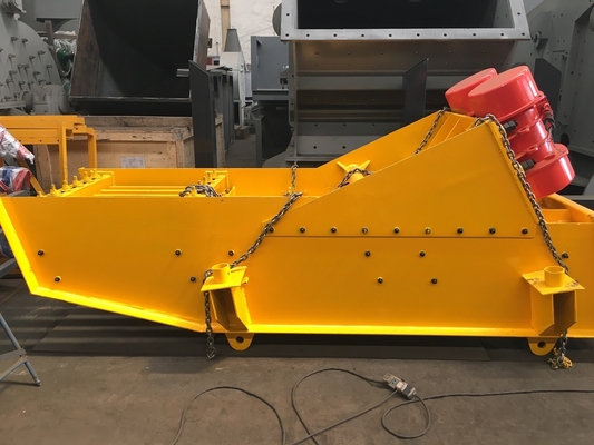 электромагнитная вибрируя шишка машины 150 TPH фидера 2.2Kw или раздробленные материалы