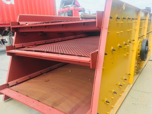 Песок гравия разделителя вибрируя экрана 120mm компосита круговой роторный Soild