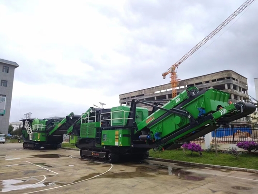 Тип мобильные дробилки Crawler C106 и гравий гранита установок досмотра 600×900 небольшой портативный